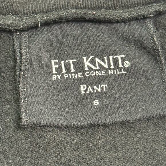 Fit Knit by Pine Cone Hill Pants Pull On Stretchy Elastic Waist Bamboo Black S - Picture 7 of 10